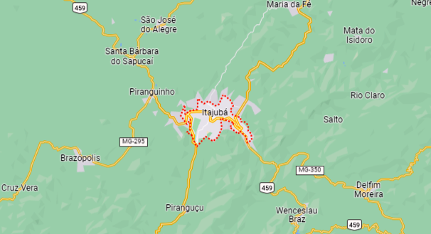 Mapa Itajubá