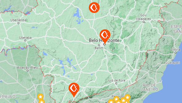 Mapa Minas Gerais