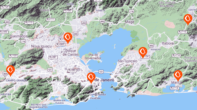 Mapa Rio de Janeiro